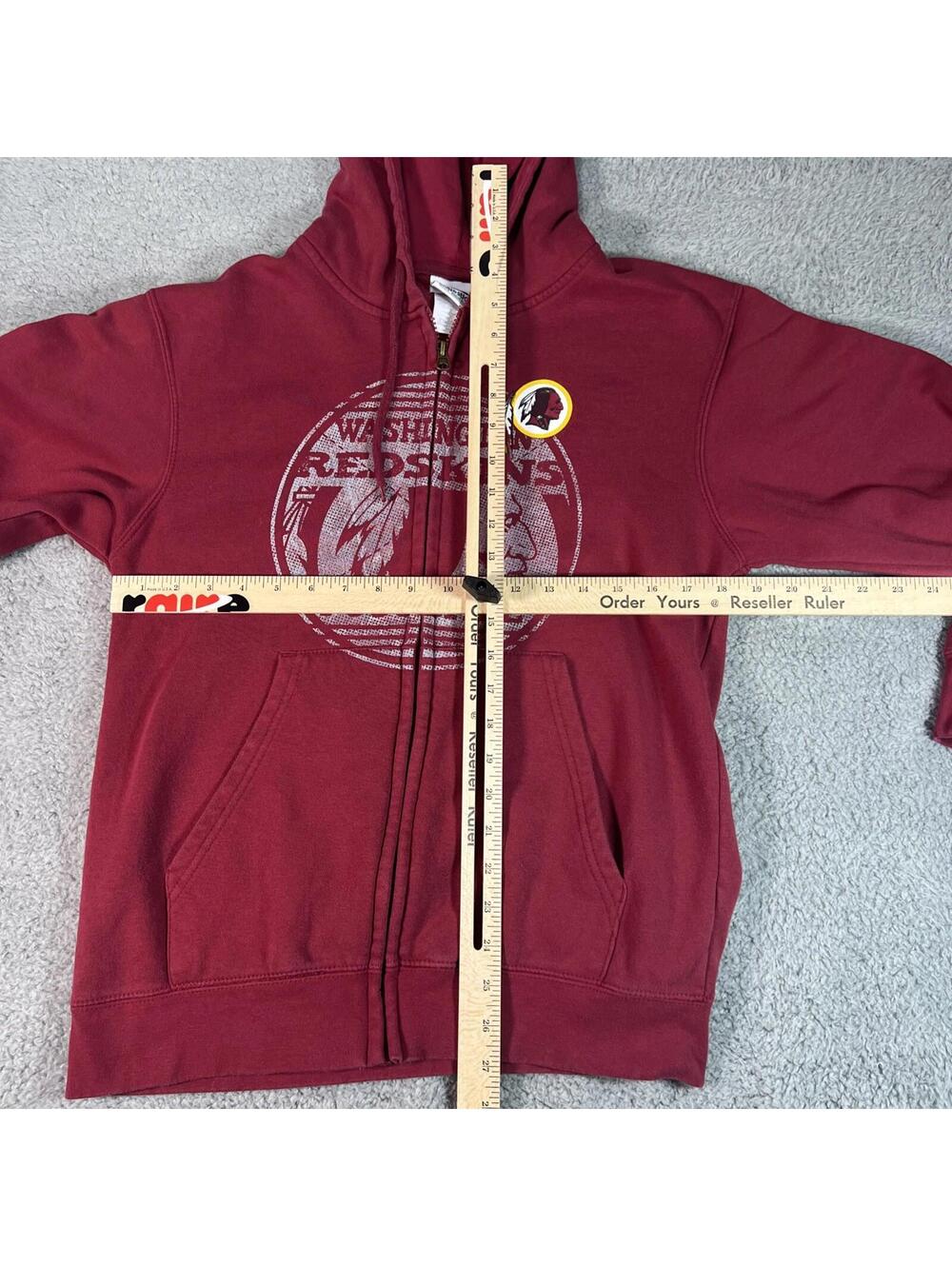 Washington Redskins Majestic Pullover Hoodie Men Small - Picture 4 of 6